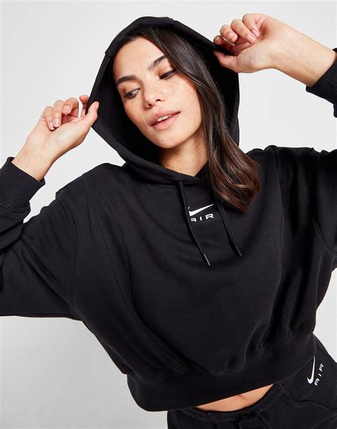 nike swoosh cropped hoodie.